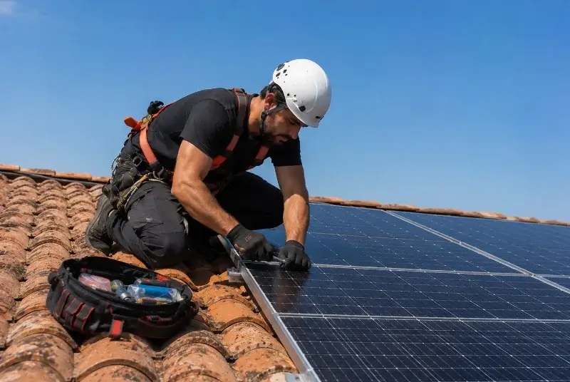 Maintenance et monitoring de panneaux solaires à Aschbach