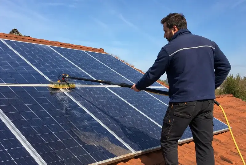 Nettoyage et entretien de panneaux solaires à Aschbach