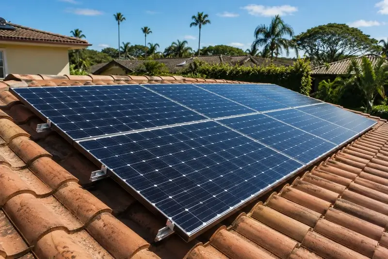 Installation de panneaux solaires à Aschbach